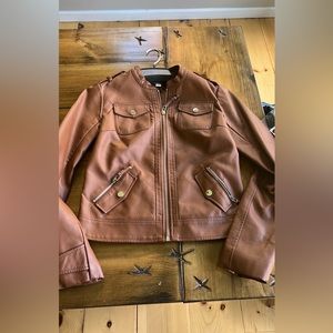 NY & Co vegan leather jacket size XS